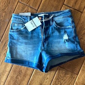Vervet super high rise mom shorts size S